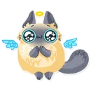 Стикер Cute fluffy Simi