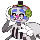 Стикер FNAF security breach