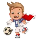 Стикер Football guy