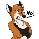 Стикер Fox Stickers