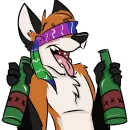 Стикер Fox Stickers