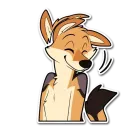 Стикер Fox and Hugs