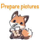 Стикер Fox Drop