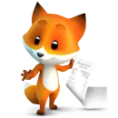 Стикер Фоксі