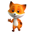 Стикер Фоксі