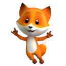Стикер Фоксі