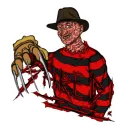 Стикер freddy krueger