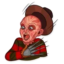 Стикер Freddy Krueger