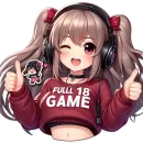 Стикер Full 18 Game
