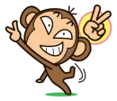 Стикер Funny Monkeys