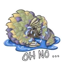 Стикер Funny Pangolin