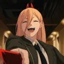 Стикер Человек бензопила