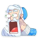 Стикер Gay Мороз