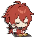 Стикер Genshin Impact (KFC)