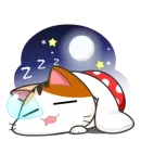 Стикер Girl Cat