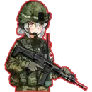 Стикер girl With arms 🔫