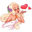 Стикер Girl in Love