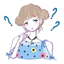 Стикер Girls talk club