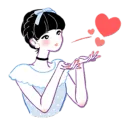 Стикер Girls talk club