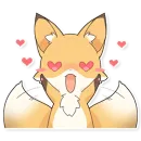 Стикер Girly Fox Remastered