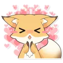 Стикер Girly Fox Remastered