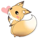 Стикер Girly Fox Remastered