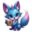 Стикер Glimmer Fox