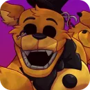 Стикер Golden Freddy FNAF