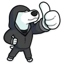 Стикер Resistance Dog