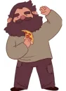 Стикер Good pizza great pizza