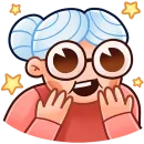 Стикер Бабуля