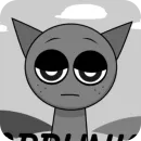 Стикер Gray SPRUNKI