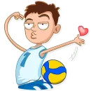 Стикер George Volleyball