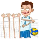 Стикер George Volleyball