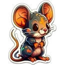 Стикер Neural mouse