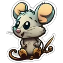 Стикер Neural mouse