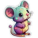 Стикер Neural mouse
