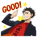 Стикер Haikyuu!!