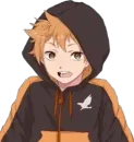 Стикер Haikyuu🌝