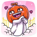 Стикер Halloween Ghost
