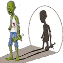 Стикер Halloween Zombie