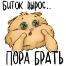 Стикер Хомяк Инвестор