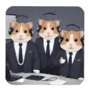 Стикер Hamster cards