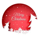 Стикер Happy Merry Christmas