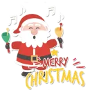 Стикер Happy Merry Christmas