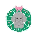 Стикер happy woof year