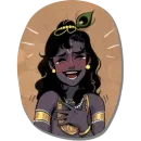Стикер Hare Krishna ❤️