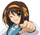 Стикер Haruhi Suzumiya