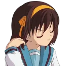 Стикер Haruhi Suzumiya