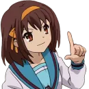 Стикер Haruhi Suzumiya